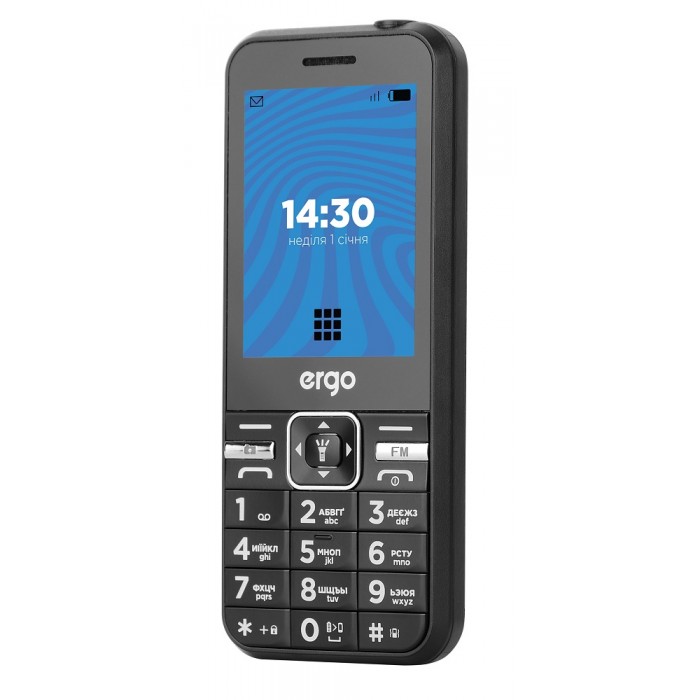 Мобильный телефон Ergo E281 Dual Sim Black