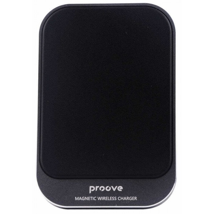 Автодержатель с беспроводной зарядкой Proove Square Magnetic 15W Black