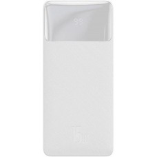 Зовнішній акумулятор Power Bank Baseus Bipow 30000mAh 15W Display White (PPDML-K02)