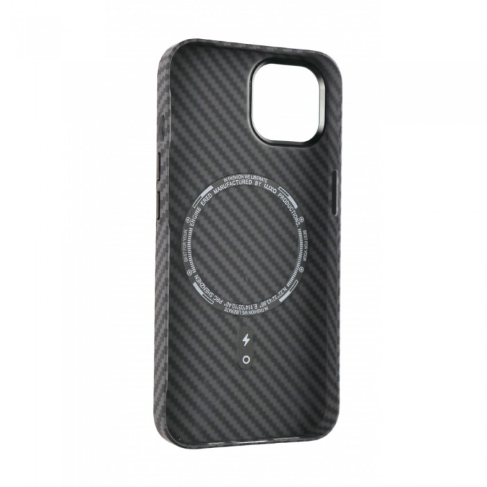 Чехол Luxo Free Air CarBon with MagSafe iPhone 13 Black