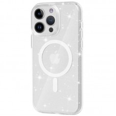 Чехол Galaxy Sparkle MagFit для iPhone 13 Pro Clear+Glitter