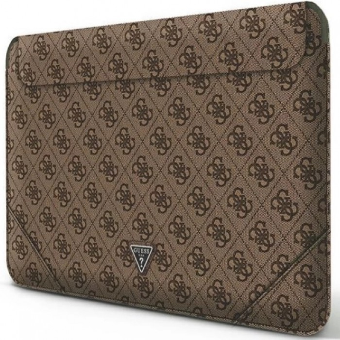 Чохол Guess 4G Uptown Triangle для MacBook 16" Brown (GUCS16P4TW)