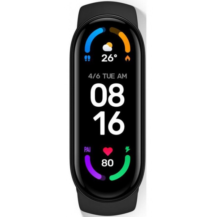 Фітнес-браслет Xiaomi Mi Smart Band 6 NFC Black (BHR4954GL)