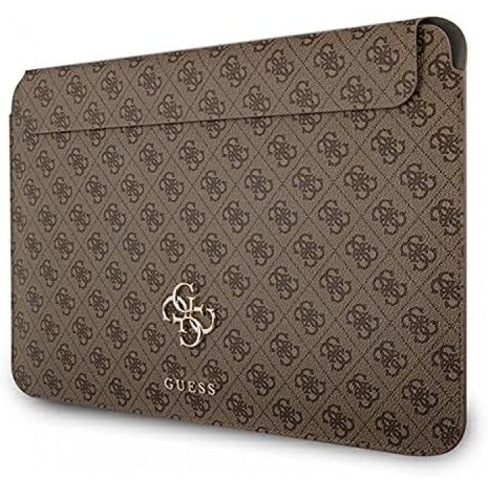 Чохол Guess 4G Metal Gold Logo для MacBook 13" Brown (GUCS13G4GFBR)