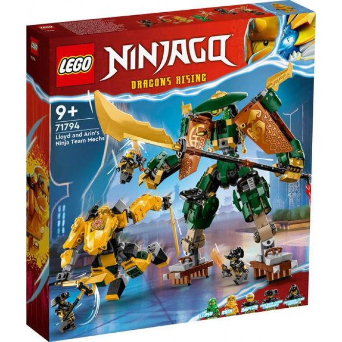 Конструктор LEGO Ninjago Командні роботи ниндзя Ллойда й Арін