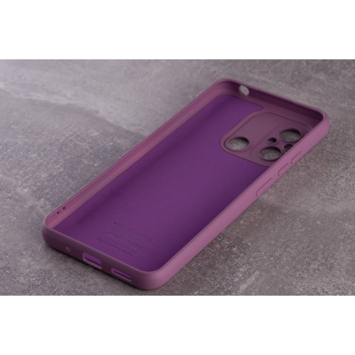 Силіконова накладка Soft Silicone Case для Xiaomi Redmi 12C Lavender