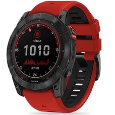 Ремешок Tech-Protect IconBand Pro для Garmin Fenix 3 | 5X | 3HR | 5X Plus | 6X | 6X Pro | 7X Red Black (9319456605105)