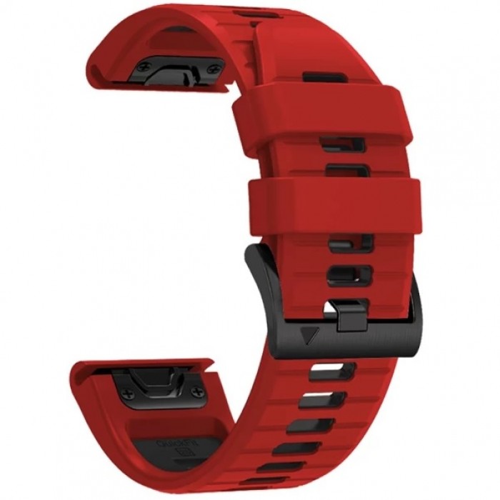 Ремешок Tech-Protect IconBand Pro для Garmin Fenix 3 | 5X | 3HR | 5X Plus | 6X | 6X Pro | 7X Red Black (9319456605105)