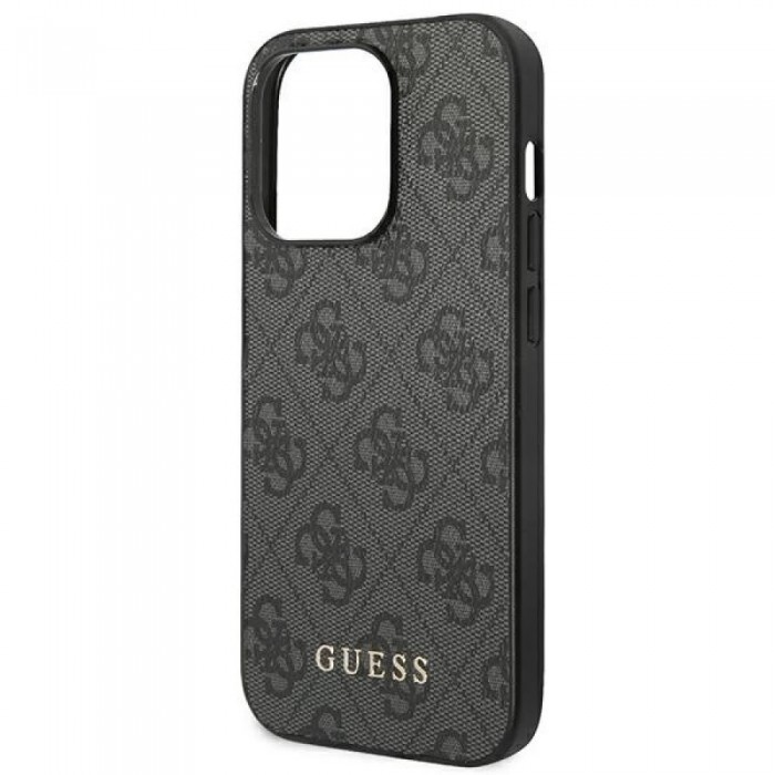 Чохол Guess 4G Metal Gold для iPhone 14 Pro Max Gray (GUHCP14XG4GFGR)