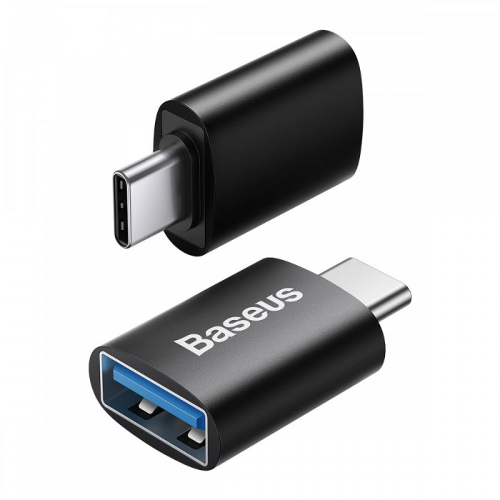 Переходник Baseus Ingenuity Series Mini OTG Type-C to USB 3.1 Black