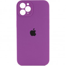 Силіконова накладка Silicone Case Square iPhone 11 Pro Max Grape