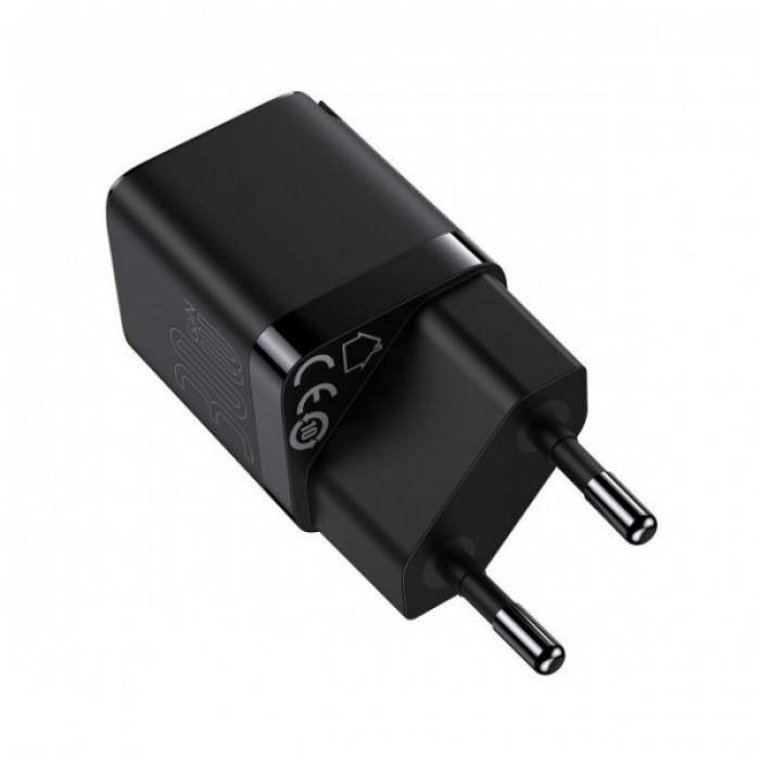 Сетевое зарядное устройство Baseus GaN3 Fast Charger 30W 1 Type-C Black