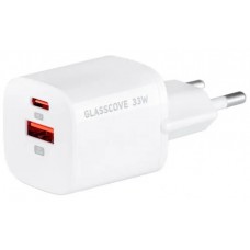 Зарядний пристрій Glasscove 33W GAN 2-PORT TYPE-C + USB TC-099BPQ33