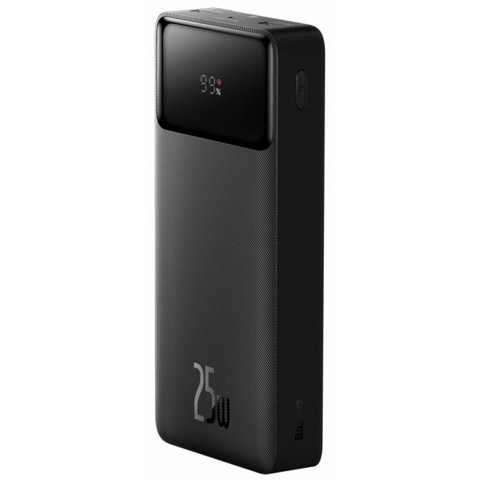 Зовнішній акумулятор Power Bank Baseus 20000mAh 25W Display Black (PPBD020301)