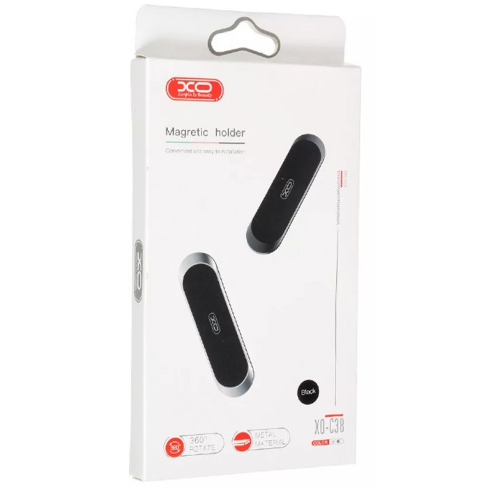 Автодержатель XO C38 Magnetic Suction Holder Black