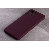 Силіконова накладка Soft Silicone Case для Xiaomi Redmi 13C Burgundy
