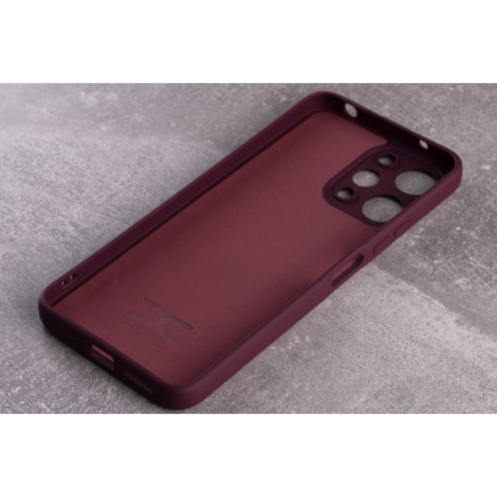 Силіконова накладка Soft Silicone Case для Xiaomi Redmi 13C Burgundy