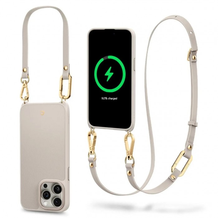 Чехол Spigen Cyrill Classic Charm для Apple iPhone 15 Pro Max with MagSafe Cream (ACS06637)