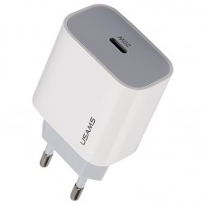 Зарядний пристрій USAMS CC118 T34 PD Fast Travel Type-C Charger 20W