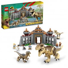 Конструктор LEGO Jurassic Park Центр відвідувачів: Атака тиранозавра та раптора