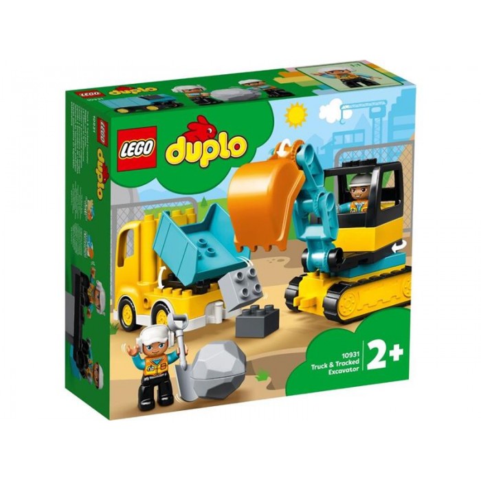 Конструктор LEGO DUPLO Вантажівка та гусеничний екскаватор