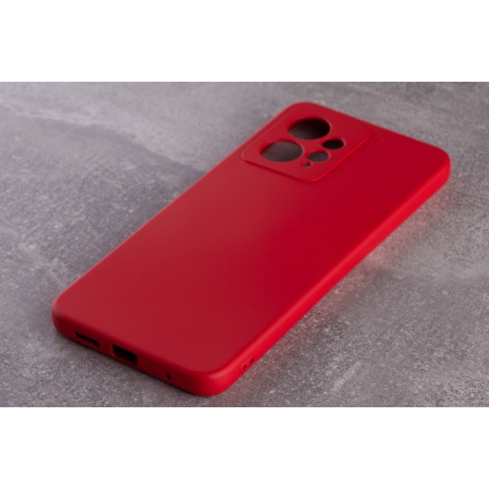 Силіконова накладка Soft Silicone Case для Xiaomi Redmi Note 12 4G Red