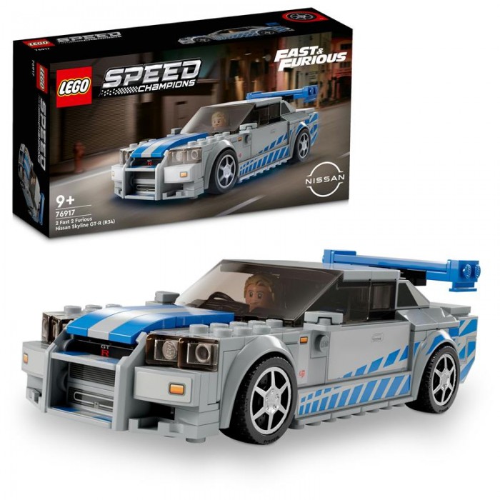 Конструктор LEGO Speed Champions Підвійний форсаж. Nissan Skyline GT-R