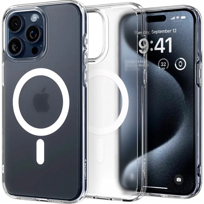 Чохол Spigen Ultra Hybrid with MagSafe iPhone 11 Pro Max Transparent