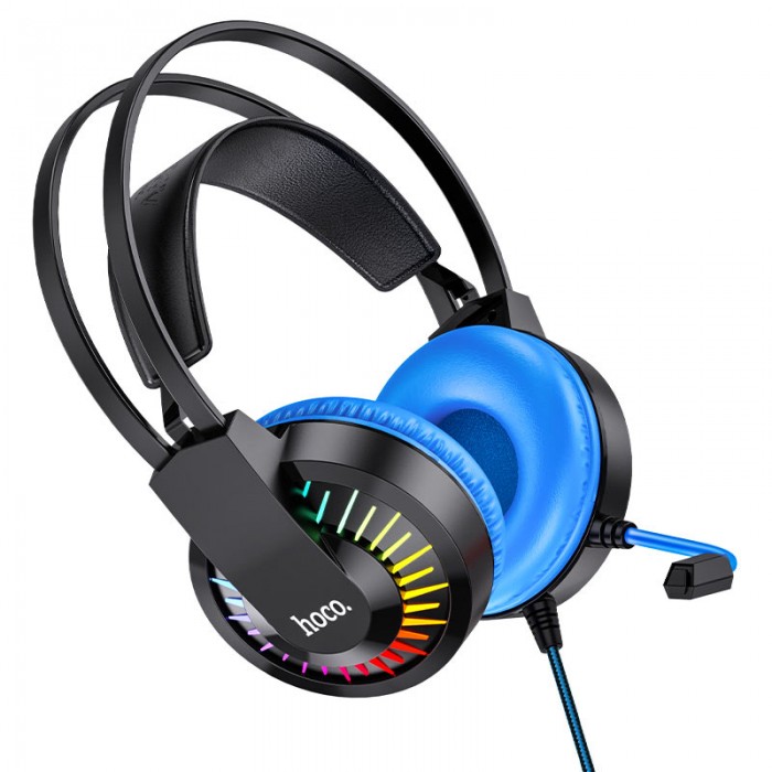 Наушники накладные Hoco W105 Joyful Gaming Headphones Blue