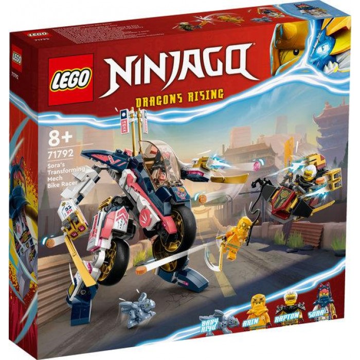 Конструктор LEGO Ninjago Перегоновий робобайк-трансформер Сори