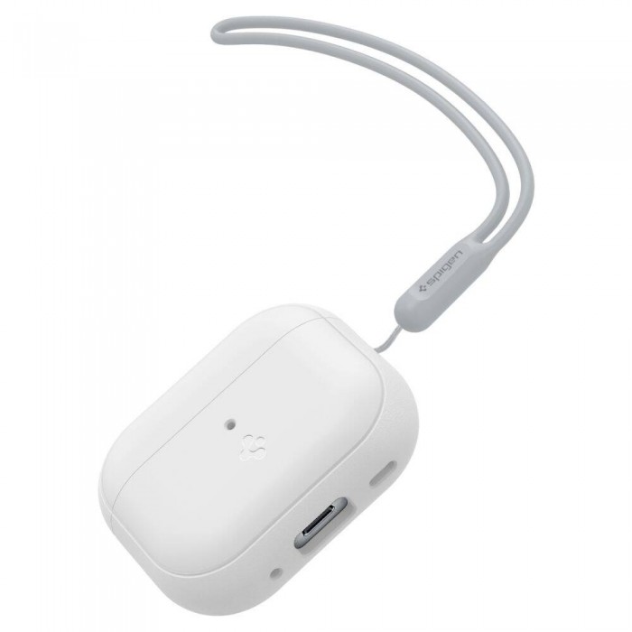 Чехол Spigen для AirPods Pro 2/1 Silicon Fit Strap White/Grey (ACS05811)