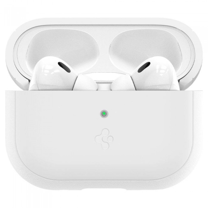 Чехол Spigen для AirPods Pro 2/1 Silicon Fit Strap White/Grey (ACS05811)