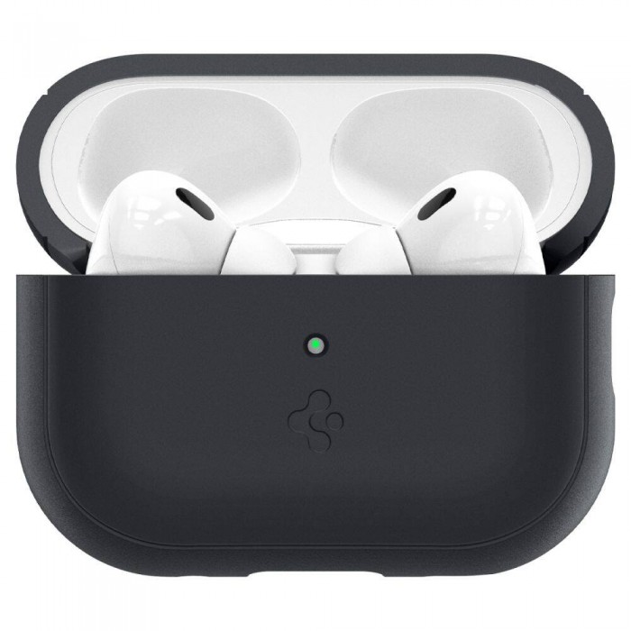 Чехол Spigen для AirPods Pro 2/1 Silicon Fit Strap Black (ACS05479)