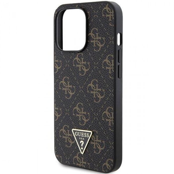 Чохол Guess 4G Triangle Metal Logo для iPhone 14 Pro Black (GUHCP14LPG4GPK)