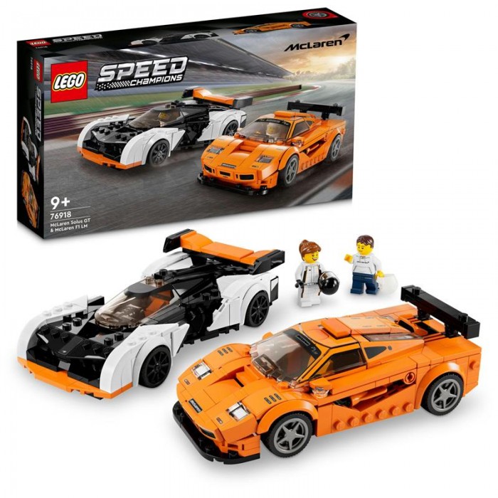 Конструктор LEGO Speed Champions McLaren Solus GT та McLaren F1 LM