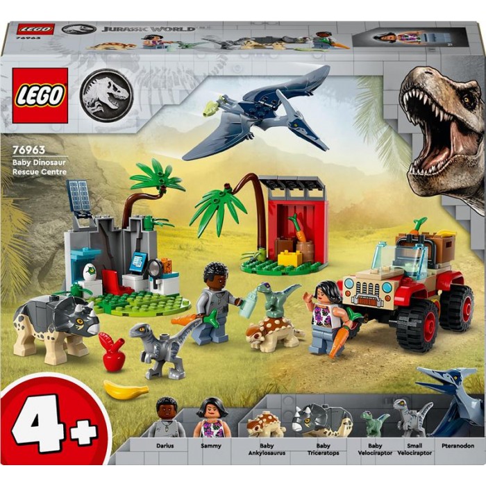 Конструктор LEGO Jurassic World Центр спасіння малюків динозаврів