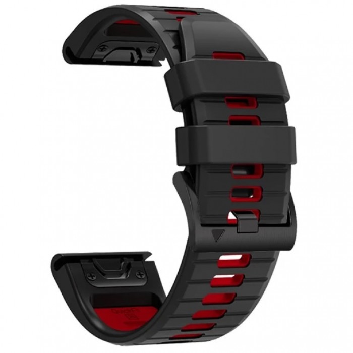 Ремешок Tech-Protect IconBand Pro для Garmin Fenix 5 | 6 | 6 Pro | 7 Black Red (9490713936436)