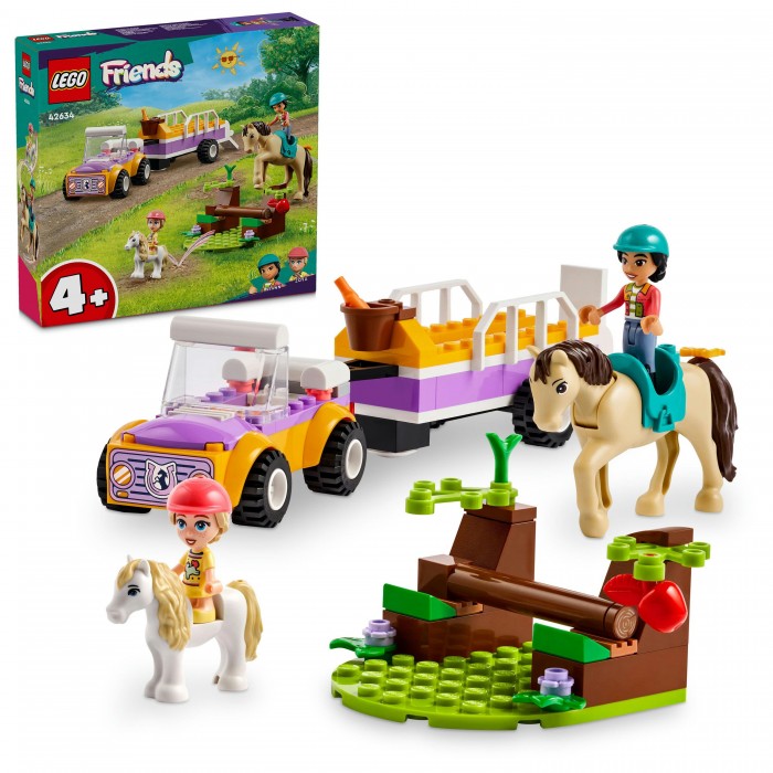 Конструктор LEGO Friends Причіп для коня та поні