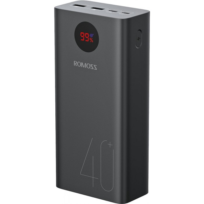 Зовнішній акумулятор Power Bank Romoss 40000mAh 18W PEA40 (PEA40-112-2A45) Black