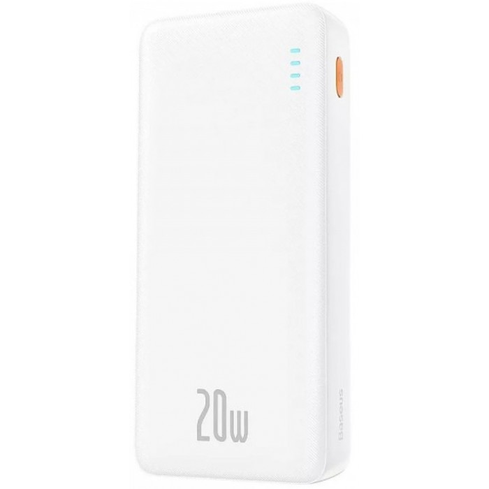 Зовнішній акумулятор Power Bank Baseus Airpow Quick Charge 20000mAh 20W White (PPAP20K)