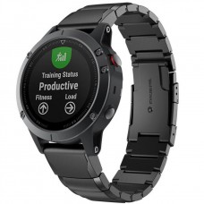 Ремешок Tech-Protect Steel Band для Garmin Fenix 5 | 6 | 6 Pro | 7 Black (5906735412628)