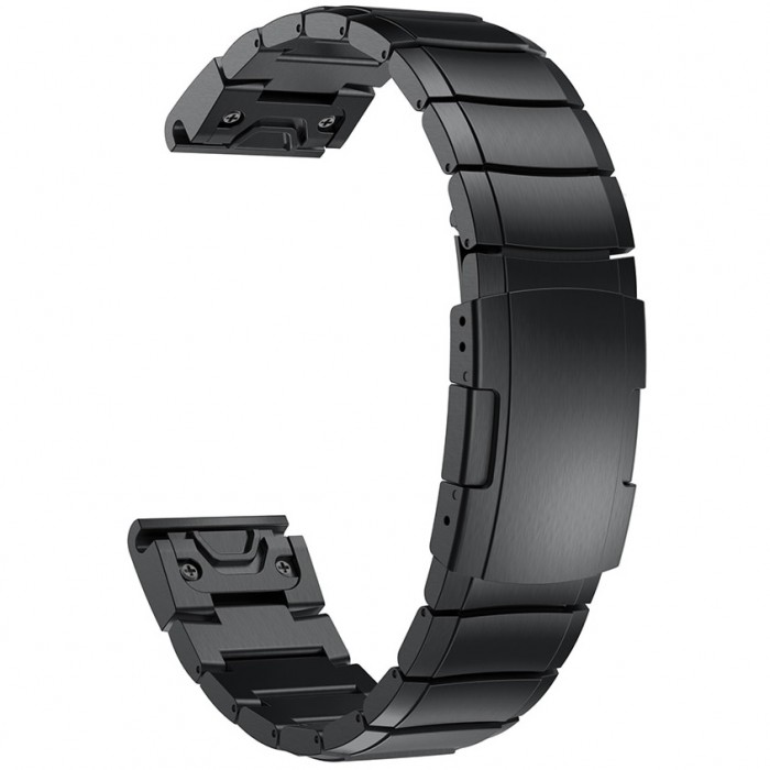 Ремешок Tech-Protect SteelBand для Garmin Fenix 3 | 5X | 3HR | 5X Plus | 6X | 6X Pro | 7X Black (5906735412581)