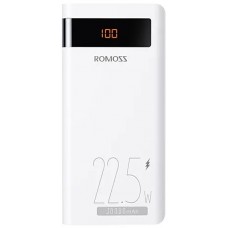 Зовнішній акумулятор Power Bank Romoss 30000mAh 22.5W SENSE8PF (PHP30-852-1735H) White