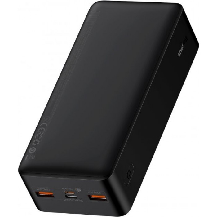 Зовнішній акумулятор Power Bank Baseus Bipow 30000mAh 20W Display Black (PPDML-N01)