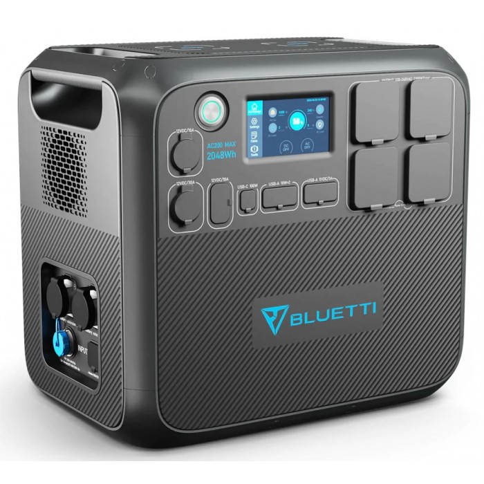 Зарядна станція Bluetti Expandable Portable Power Station AC200MAX 2200W 2048Wh Black