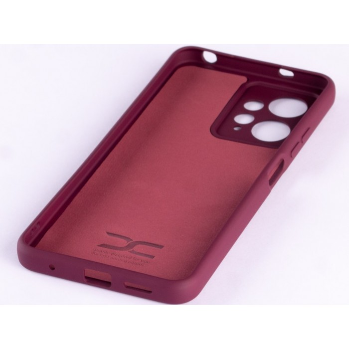 Силіконова накладка Soft Silicone Case для Xiaomi Redmi Note 12 4G Burgundy