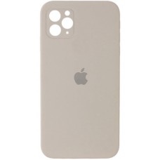 Силіконова накладка Silicone Case Square iPhone 11 Pro Max Rock Ash