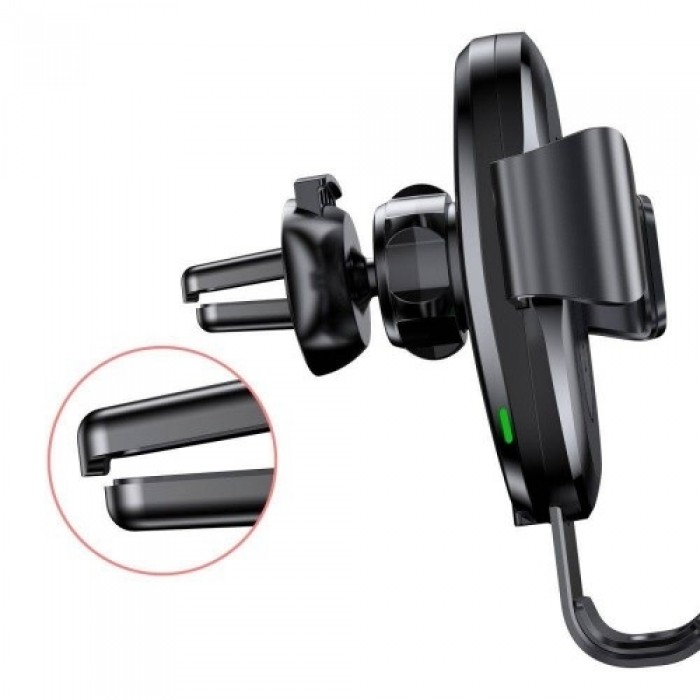 Автодержатель Baseus Wireless Charger Gravity Car Mount Black