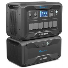 Зарядная станция Bluetti Home Battery Backup AC300 + B300 Black