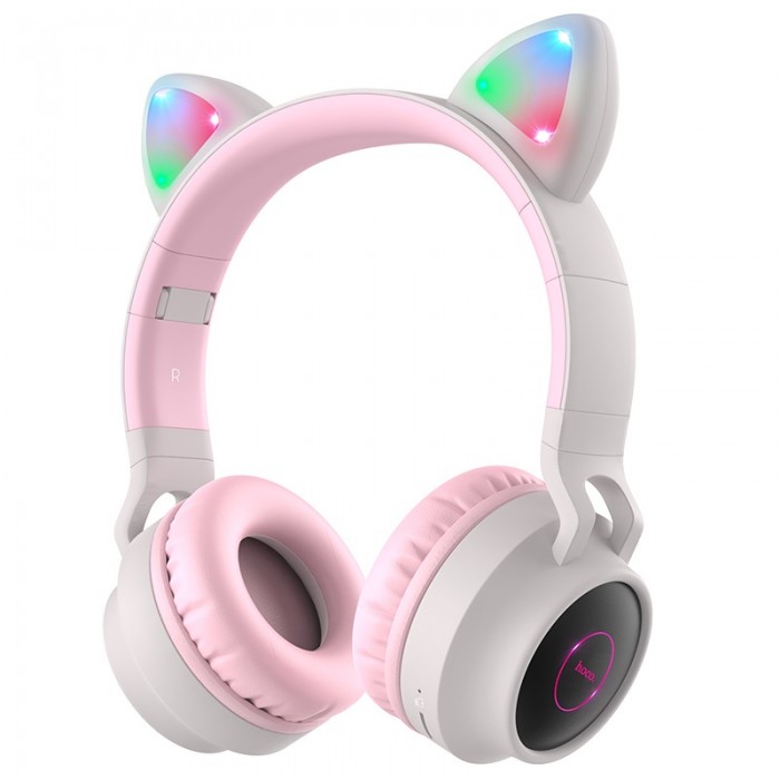 Навушники накладні Hoco W27 Cat Ear Wireless Headphones Gray